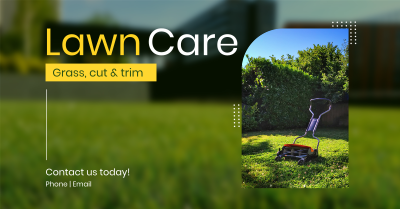 Lawn Mower Facebook Ad Image Preview