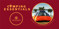 Camping Essentials Twitter Post