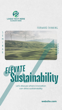 Elevating Sustainability Seminar Facebook Story