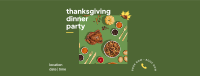 Thanksgiving Dinner Party Facebook Cover