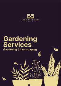 Professional Gardening Services Flyer