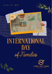 Day of Families Scrapbook Poster