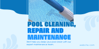 Pool Cleaning Services Twitter Post