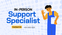 Tech Support Specialist Facebook Event Cover Image Preview