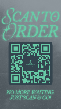 Retro Minimalist Scan To Order TikTok Video