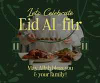 Eid Al Fitr Greeting Facebook Post