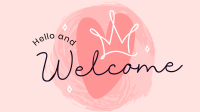 Heart Welcome Greeting Video