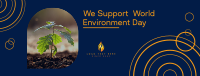 We Support World Environment Day Facebook Cover