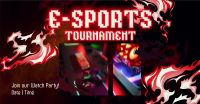 Gaming Tournament Stream Facebook Ad Design