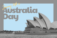 Newspaper Australia Day Pinterest Cover Design