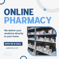 Pharmacy Delivery Instagram Post Design