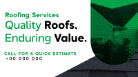 Minimalist Roofing Services Animation