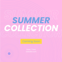 90's Lines Summer Collection Instagram Post Design