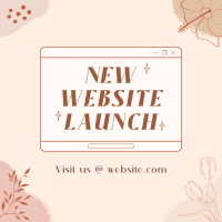 Live Floral Web Instagram Post Design