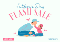 Proud Father Sale Postcard Design