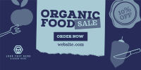 Organic Food Sale Twitter Post