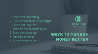 Ways to Manage Money Facebook Event Cover