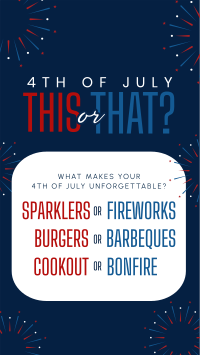 4th of July This or That Instagram Reel Image Preview