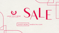 Modern Textured Sale Facebook Event Cover