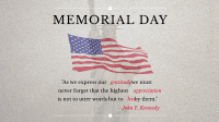 Gratitude Memorial Day Video