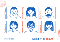 The Team Postcard