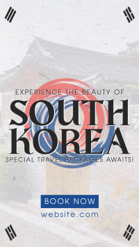 Korea Travel Package Instagram Reel Image Preview