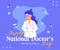 Doctors' Day Celebration Facebook Post