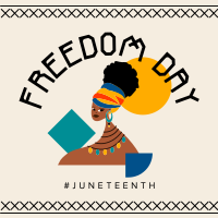 Happy Freedom Day Instagram Post Design