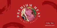 Premium Meat Twitter Post