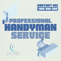 Isometric Handyman Services Instagram Post Image Preview