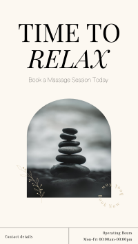 Zen Book Now Massage Facebook Story