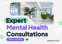 Mental Health Consultation Postcard Design