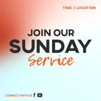 Sunday Service Instagram Post
