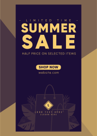 Summer Shopping Poster