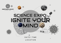 World Science Day Expo Postcard Image Preview