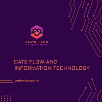 Data Flow and IT Instagram Post Image Preview
