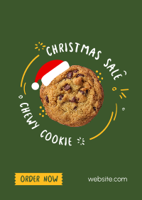 Chewy Cookie for Christmas Poster