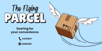 Flying Parcel Twitter Post