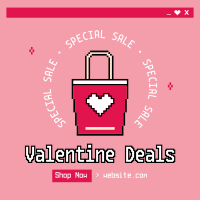 Pixel Shop Valentine Instagram Post