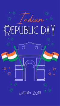 Festive Quirky Republic Day Instagram Story