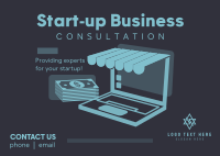 E-commerce Business Consultation Postcard