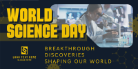 Corporate World Science Day Twitter Post