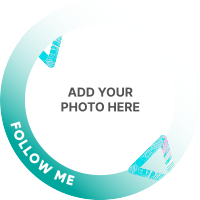 Aqua Liquid Pinterest Profile Picture Design