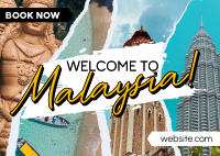 Welcome to Malaysia Postcard