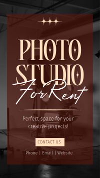 Photo Studio Rental YouTube Short