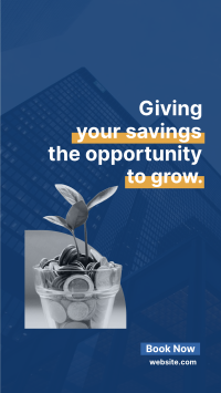 Grow Your Savings Facebook Story