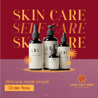 Skin Care Products Instagram Post Design