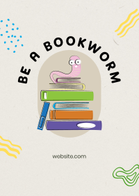 Be a Bookworm Poster