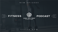 Minimalist Fitness Talk Video Image Preview