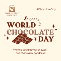 Today Is Chocolate Day Instagram Post